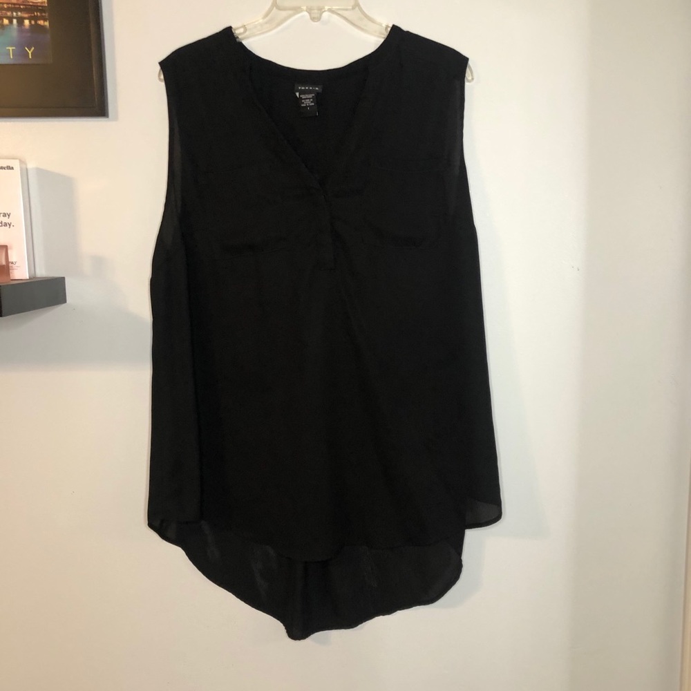 Black work blouse